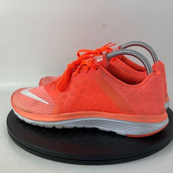 Nike FS Lite Run 3 Orange Athletic Running Shoes 807145-601 Women’s Size 8 - Picture 7 of 12